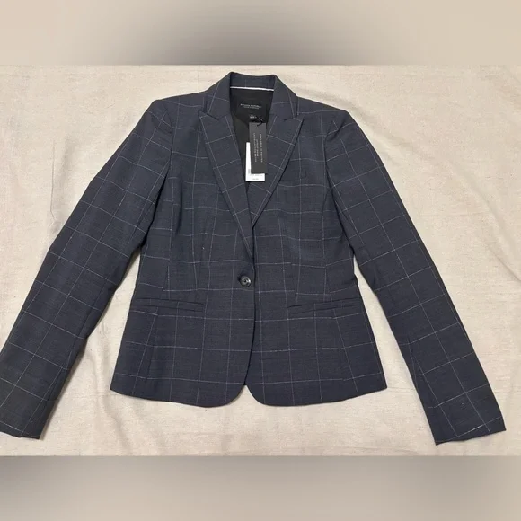 NWT Banana Republic Charcoal Blazer 0 - Picture 1 of 2